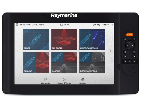 Raymarine Element 12HV Display, HV100+ TDX & Western Europe Chart