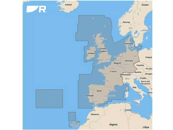 Raymarine Element 12HV Display, HV100+ TDX & Western Europe Chart