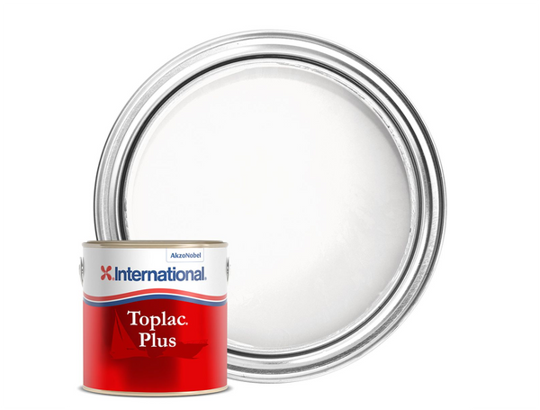 International Toplac Plus Topcoat Paint Snow White - 750ml & 2.5 Litre