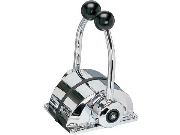 Ultraflex Two Lever Control Throttle & Gear - Chrome or Black