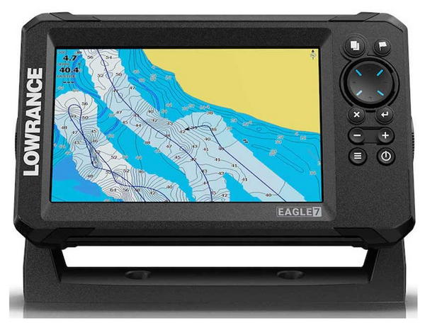 Lowrance Eagle 7 with SplitShot™ HD Transducer