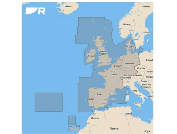 Raymarine Axiom+ 9 RV Display RV100 TXD & Western Europe Chart