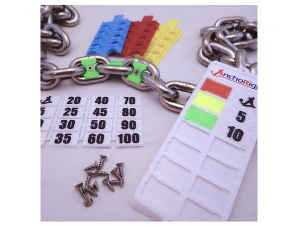 Anchoright Chain Marking Set - 3 Sizes - To Suit 8/10/12mm Chain