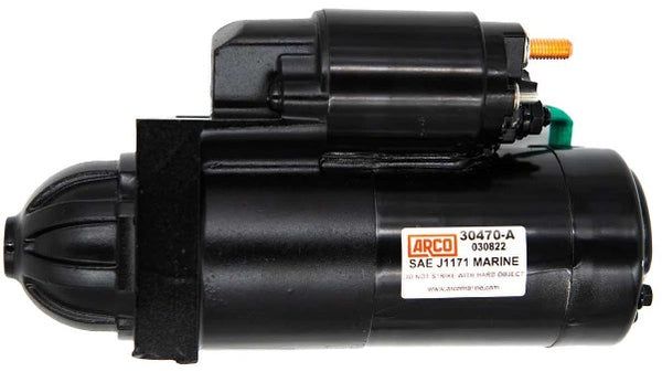 Arco Marine Starter Motor 30470A for Mercruiser, Volvo & OMC (12V)