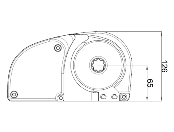 Italwinch Stainless Steel Horizontal Axis Windlass IKI 500W 12v - 6mm Chain - Without Drum  - BELOW HALF PRICE - 2 Only