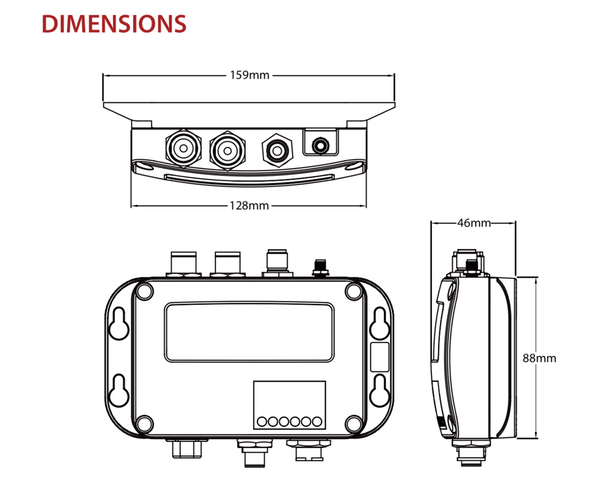 Amec Camino-108S Class B AIS with Built-in Splitter