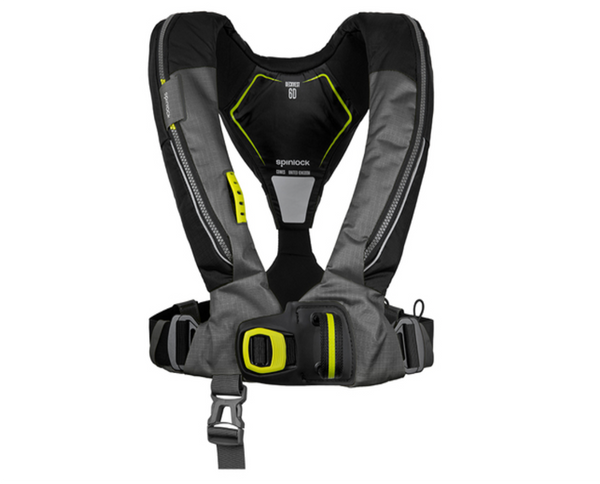 Spinlock 6D Deckvest - Black/Charcoal - In Stock