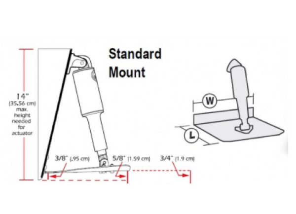 Lenco Standard Mount Trim Tab Kits - 9 Models