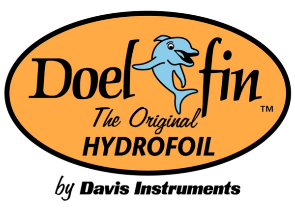Davis Doel-Fin Stabilizer Black - The Original - Outboard Engine Fins