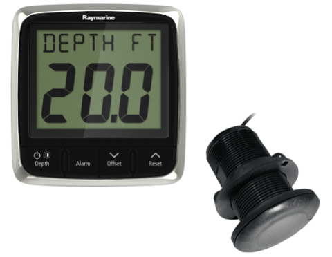 Raymarine i50 Depth Instrumentation Pack c/w P19 Depth Thru Hull Txd