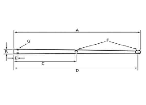 YS Alloy Tapered Stanchions - 3 Sizes