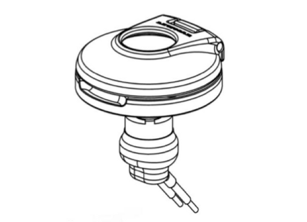 Lewmar 48000258 Stainless Steel Custom Deck Switch Blasted Open - 24V