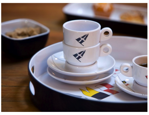 Marine Business Regata Espresso Cup & Saucer - Set of 6